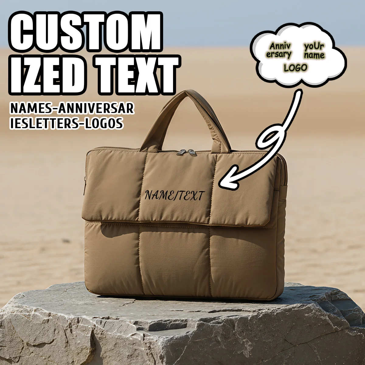 

Customized Logo Laptop Bag 16-Inch 15inch 14inch Tablet Storage Bag iPad Inner Sleeve Bag for Women Lightweight DIY