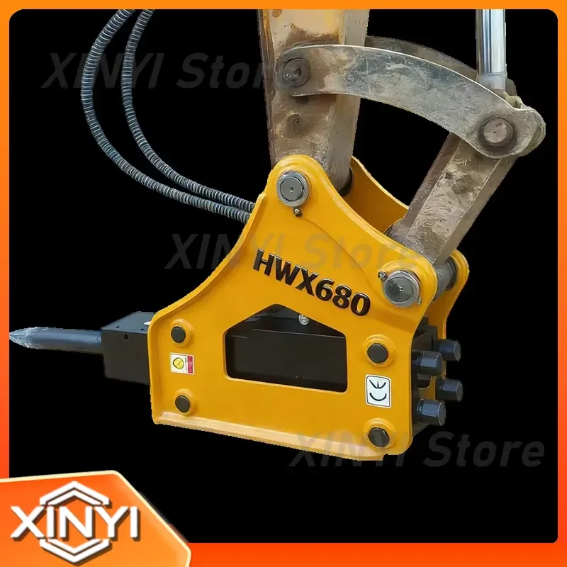 Construction equipment 68mm hydraulic concrete breaker for 4-7 ton excavators