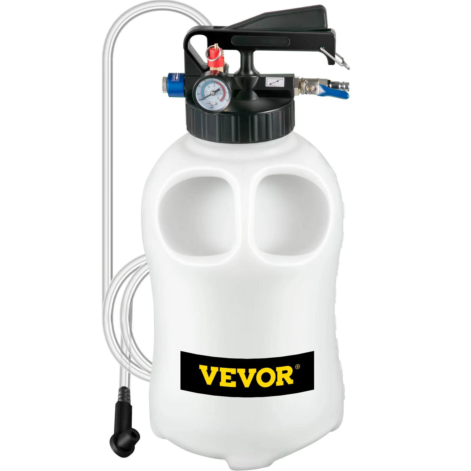 VEVOR Transmission Fluid Pump 2 Way Manual ATF Refill System Dispenser Oil and Liquid Extractor 10 Liter Large Capacity