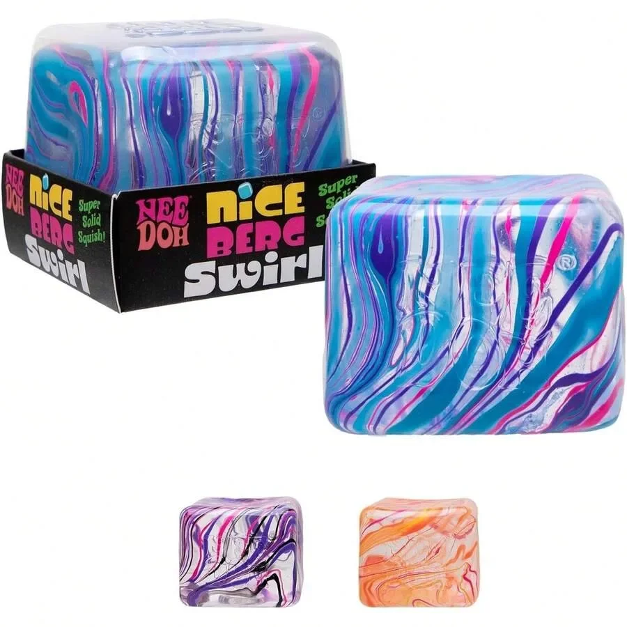Schylling Swirl Nice Berg - Jumbo Squishy Squeezy Fun - Colors May Vary RAOV
