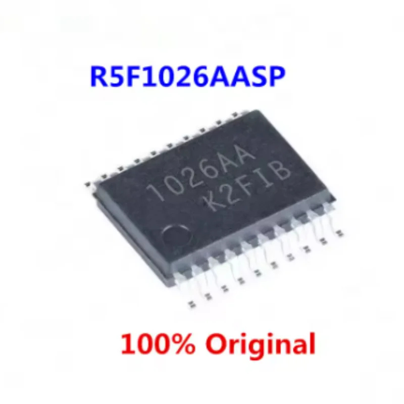 10PCS 100% Original R5F10268ASP R5F1026AASP LSSOP-20 RL78/G12 16-Bit MCU 24MHz 8KB/16KB Flash Low Power Microcontroller IC Chip