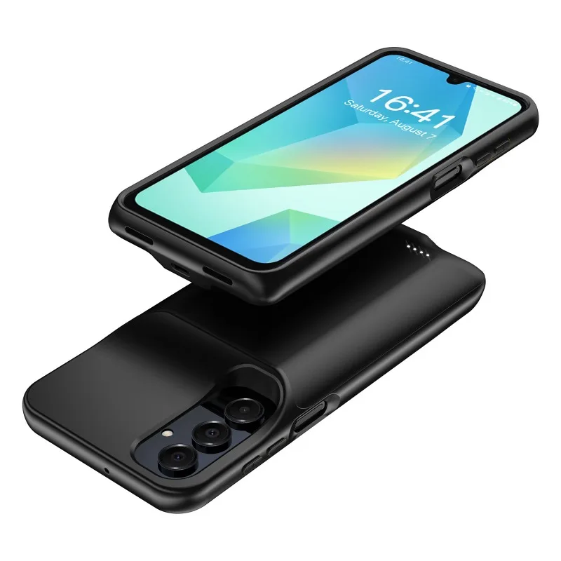 Bateria de clipe traseiro de alta qualidade 6000mAh Power Bank para Samsung Galaxy A16 Bateria Power Case Powerbank