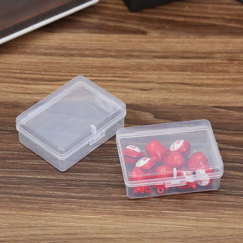 10Pcs Mini Transparent Plastic Storage Jewelry Bead Screw Coin/Buttons Organizer Container Case For Packaging Parts Storage Box