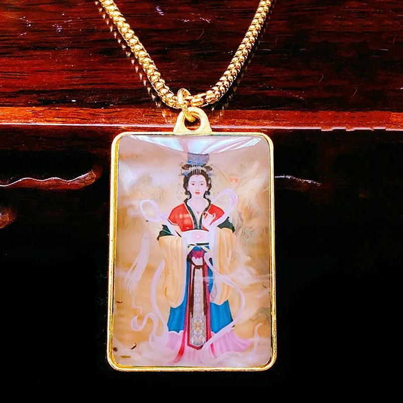 

Bixia Yuanjun Pendant Male and female necklace, amulet, mascot