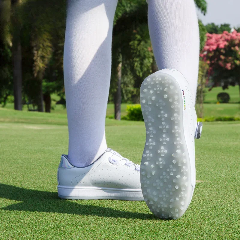 

#custom Golf Spikes Shoes Waterproof Anti-skid Golf Shoes For Women