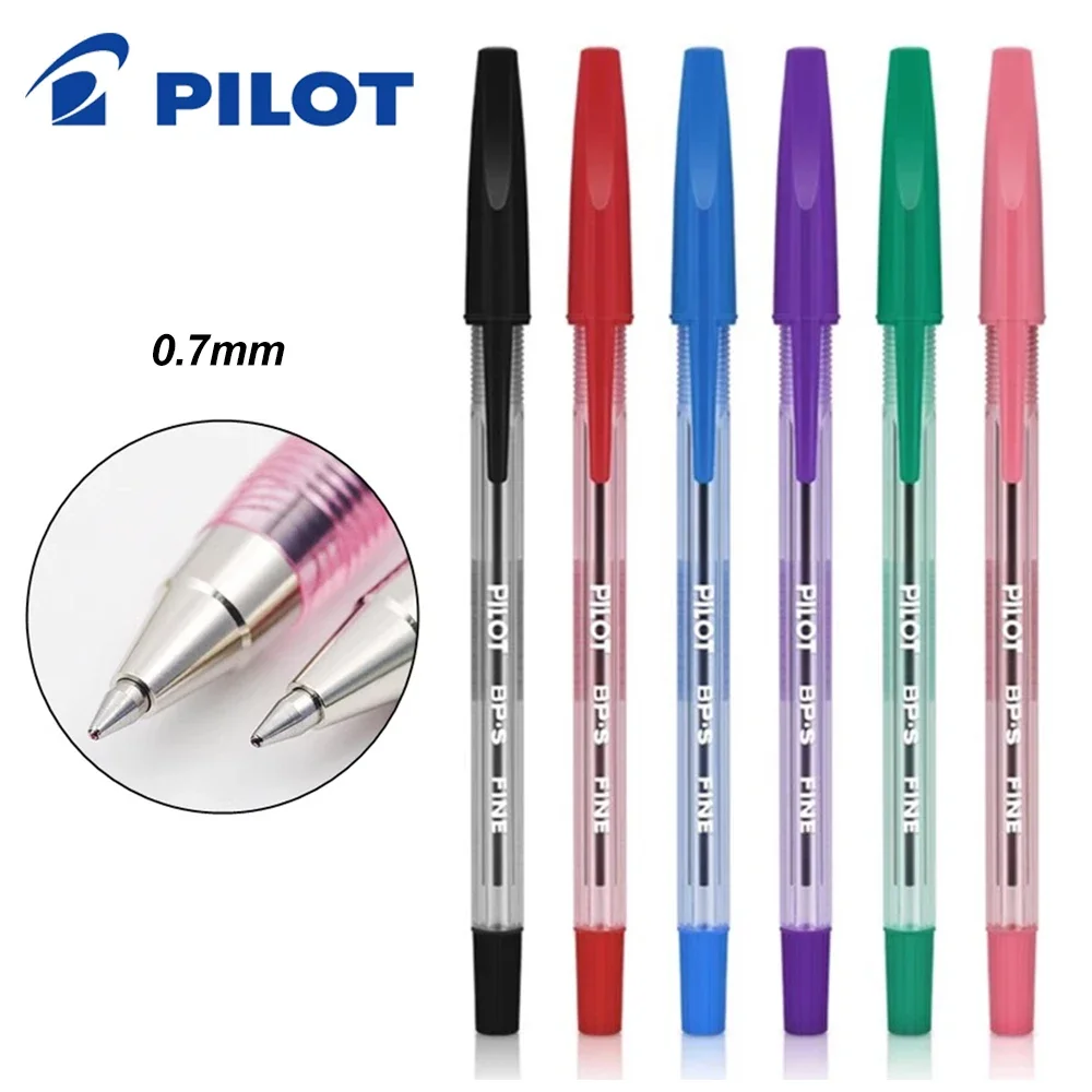 1pcs Japan Pilot Ballpoint Pen 0.7mm BP-S Classic Oil Gel Pen for Writing Multi-color Optional Student School Office Stationery