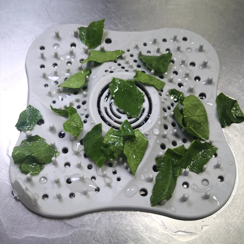 Anti-blocking Hair Catcher Hair Stopper Plug Trap Shower Floor Drain Covers Sink Strainer Filter Bathroom Kitchen Accessories