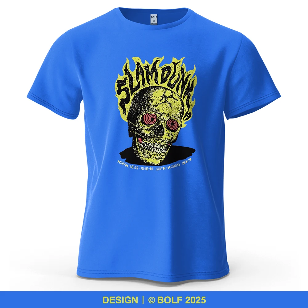 Totenkopf-Basketball-Events bedrucktes Herren-T-Shirt aus 100 % Baumwolle, übergroße Sport-Grafik-Ausflüge, T-Shirts für Damen, Tops, Streetwear