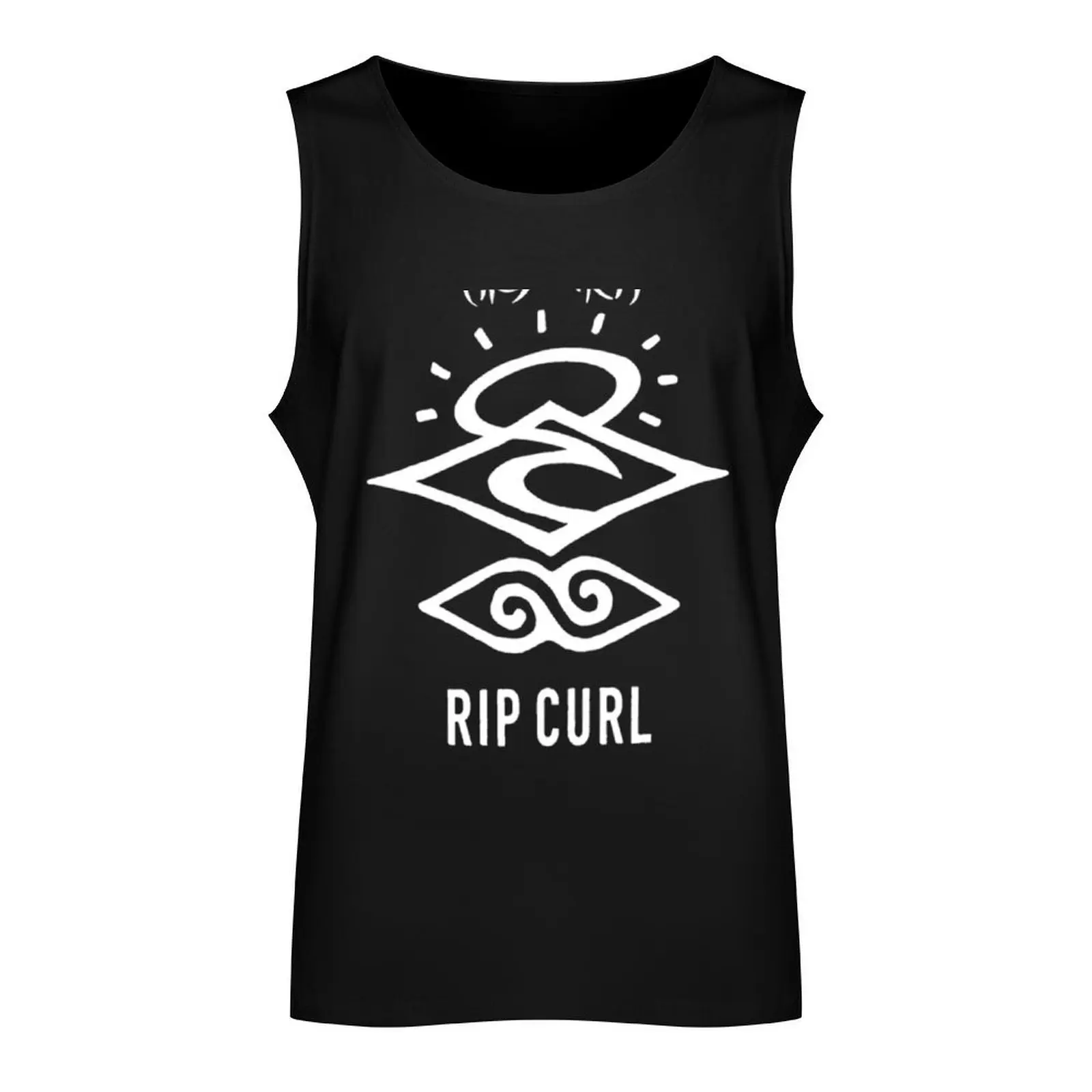 LOGO-RIPCURL LOGO Tank Top Sleeveless men Top summer sexy clothes men