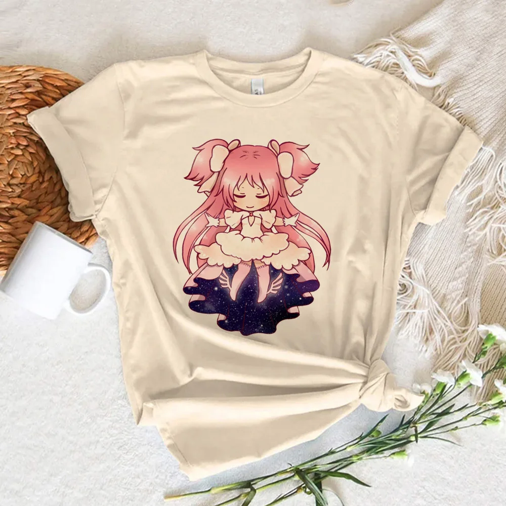 Madoka Magica t shirt women Y2K streetwear anime t-shirts female anime clothing