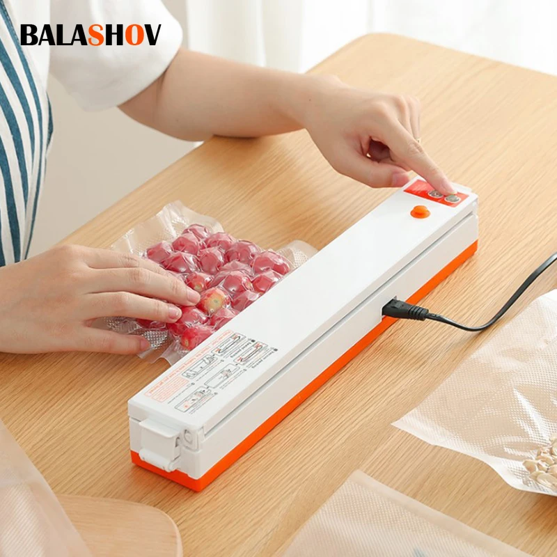 

Electric Vacuum Sealer Machine For Food Storage With 10pcs Free Food Saver Bags Automatic Vacuum Sealer Packaging Machine