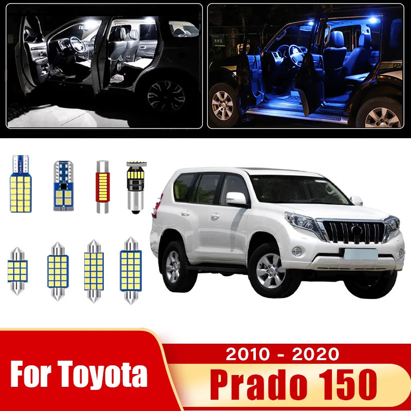 Für Toyota Land Cruiser Prado 150 FJ150 2010-2017 2018 2019 2020 Auto Led-lampen Innen Lampe Handschuhfach stamm Licht Zubehör