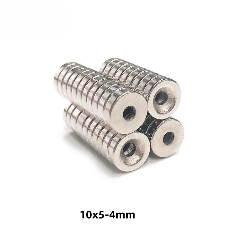 10x5-4 Strong Magnet 10*5 mm Hole 4mm Round Magnets 10*5-4 mm For Home Refrigerators, Offices DIY 10x5-4mm