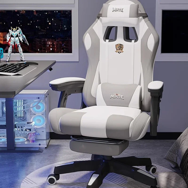 

Computer Gaming Chair Office Playseat Ergonomic Mobile Recliner Chair Work Comfortable Study Leather Sillas Gamer Furniture