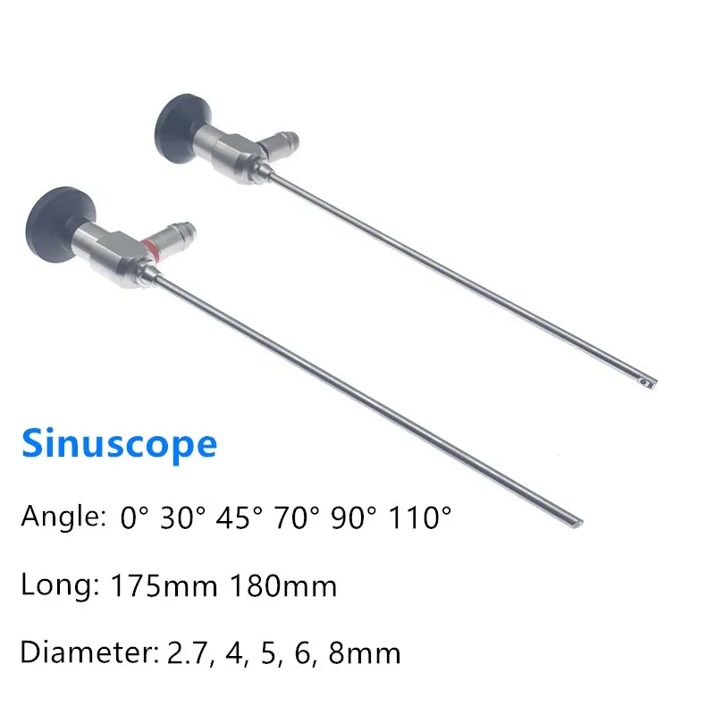 

HD Endoscope Sinusoscope HD Rigid 2.7 8mm 30 70 0 Degree Surgical Rigid Endoscope Sinusoscope ENT Endoscopy Camera