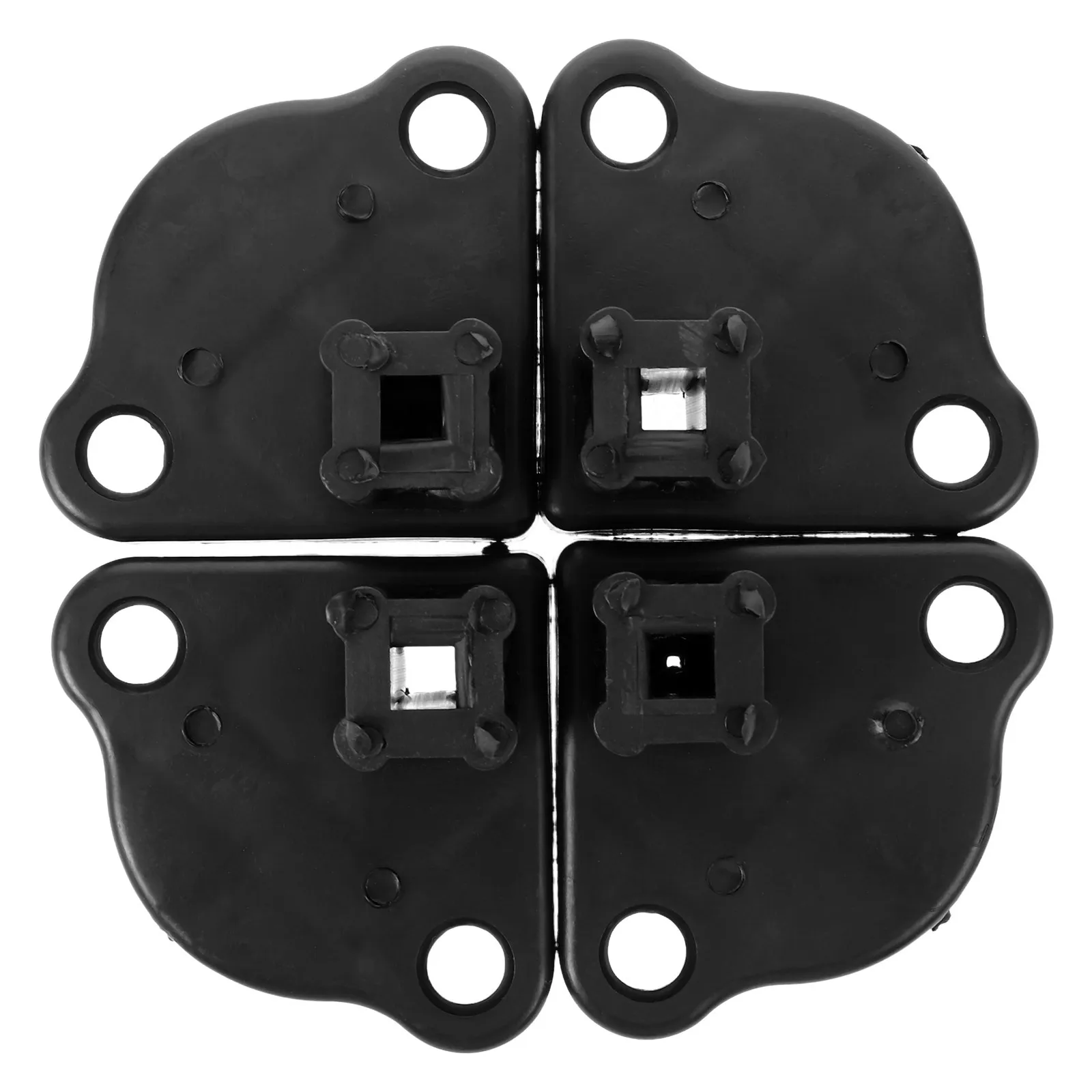 

4pcs Connection Kit Rv Awning Bottom Bracket Foot Camping Tent Feet Base Outdoor Tent Accessories Pp Bracket For Rv Canopy