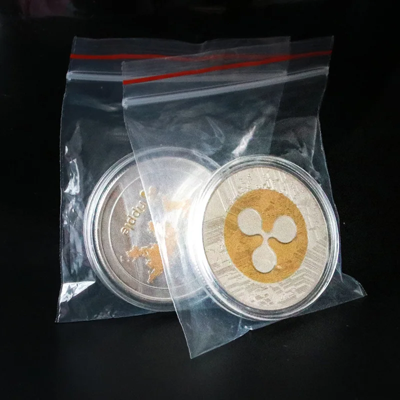 Ripple Souvenir Coin XRP CRYPTO Commemorative Collector's Coin Plated Iron Art Collection view 5