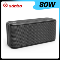 80W XDOBO X8 Plus Bluetooth Speaker Deep Bass Powerful Wireless Subwoofer 10400mAh USB/TF/AUX Music Play Outdoor Camping Party