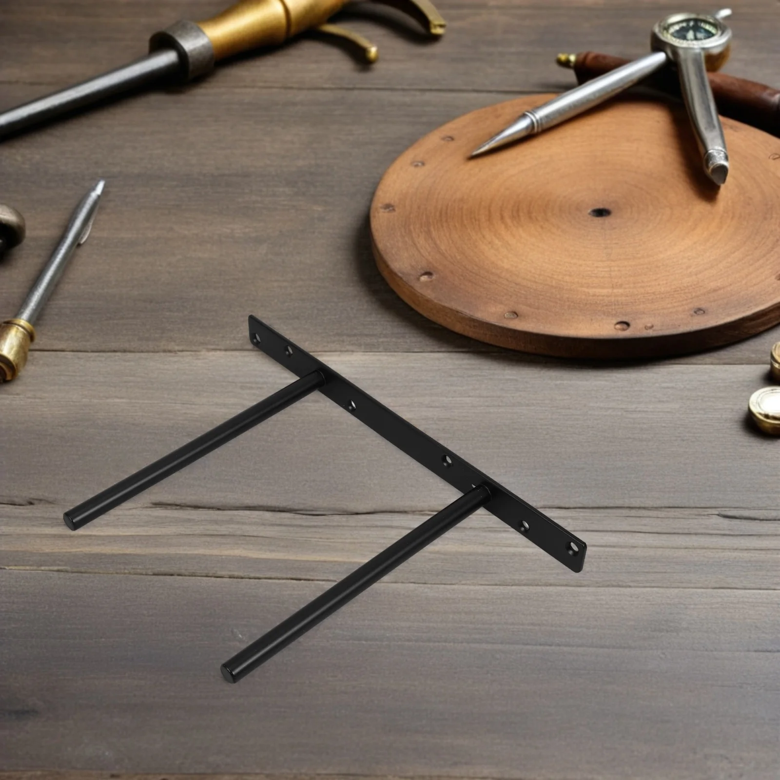 

1Set Floating Shelf Brackets Heavy Duty Concealed Wood Shelf Supports Invisible Wall Mounted Bracket Hardware for Drywall Brick