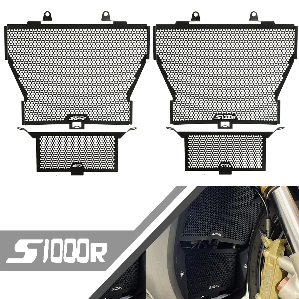 

S1000RR S1000R S1000XR 2010-2020 2019 S 1000RR 1000XR 1000R Motorcycle For BMW Radiator Grille Guard Cover Oil Cooler Guard Set