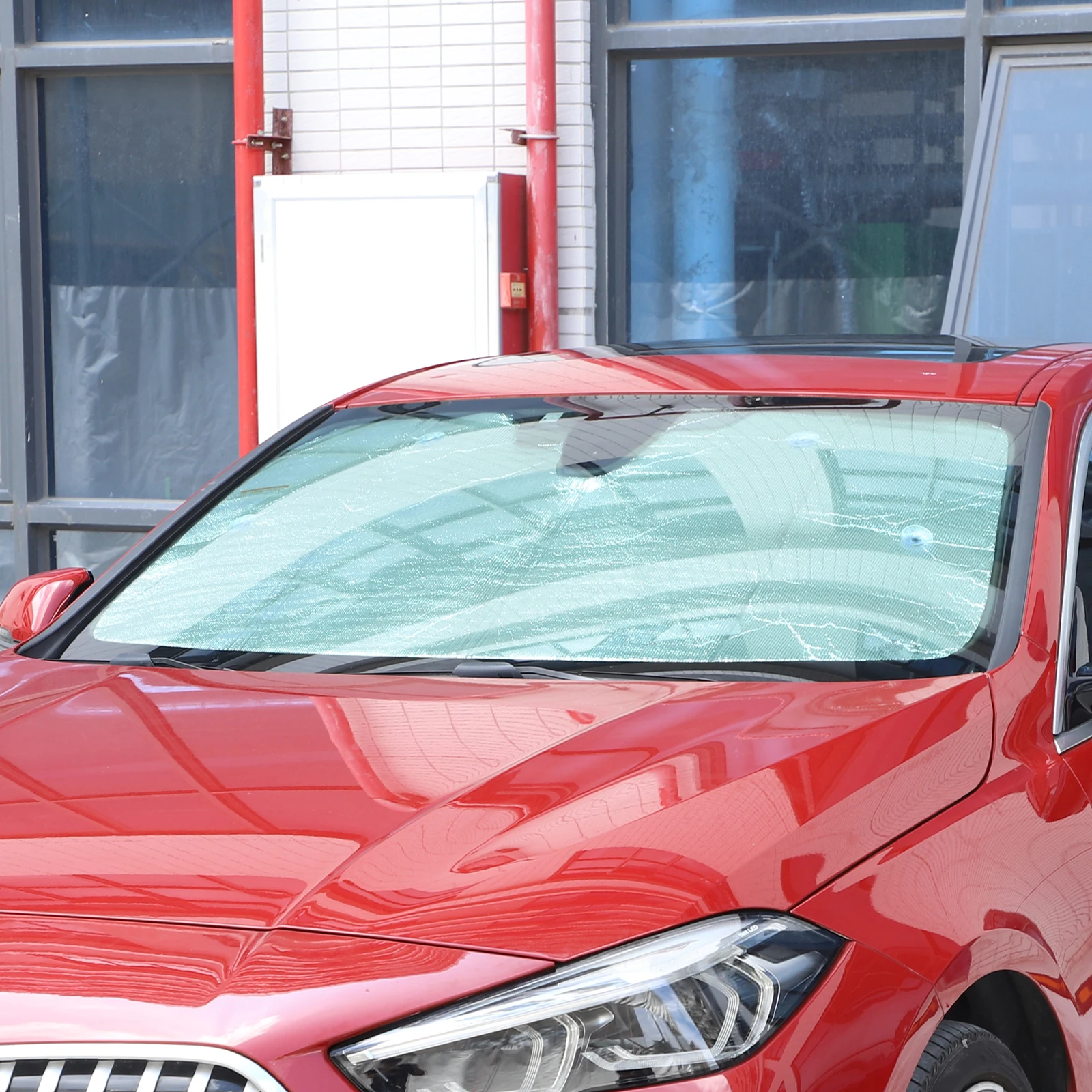 لسيارات BMW 2 Series F44 20-23 الألومنيوم احباط سيارة واقية من الشمس الزجاج الأمامي زجاج النافذة الكاملة حماية من الشمس المظلة اكسسوارات السيارات