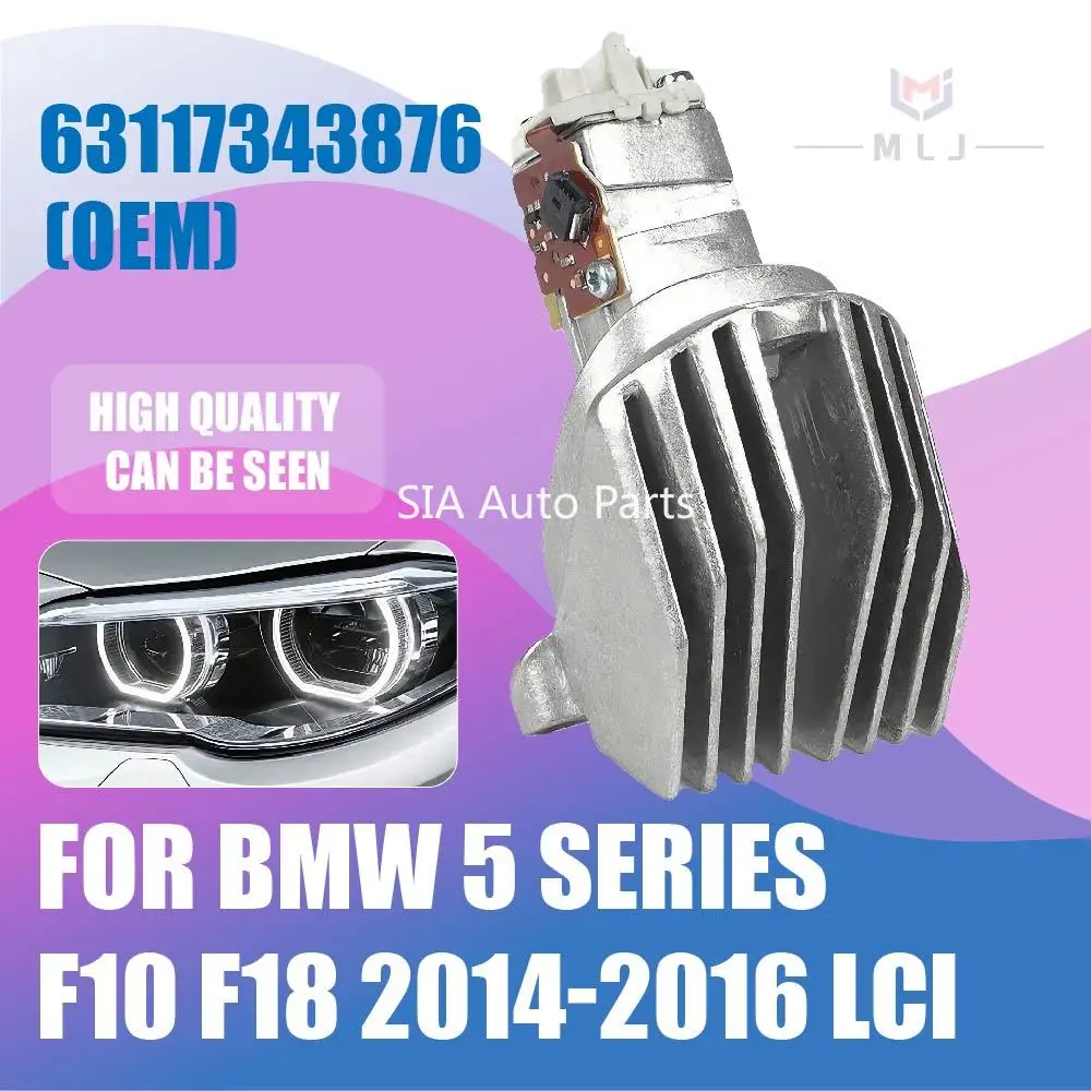 

OE 63117343876 Daytime driving light DRL LED module 18592200 Headlight Control Unit For BMW 5 Series F10 F18 2014-2016 LCI White