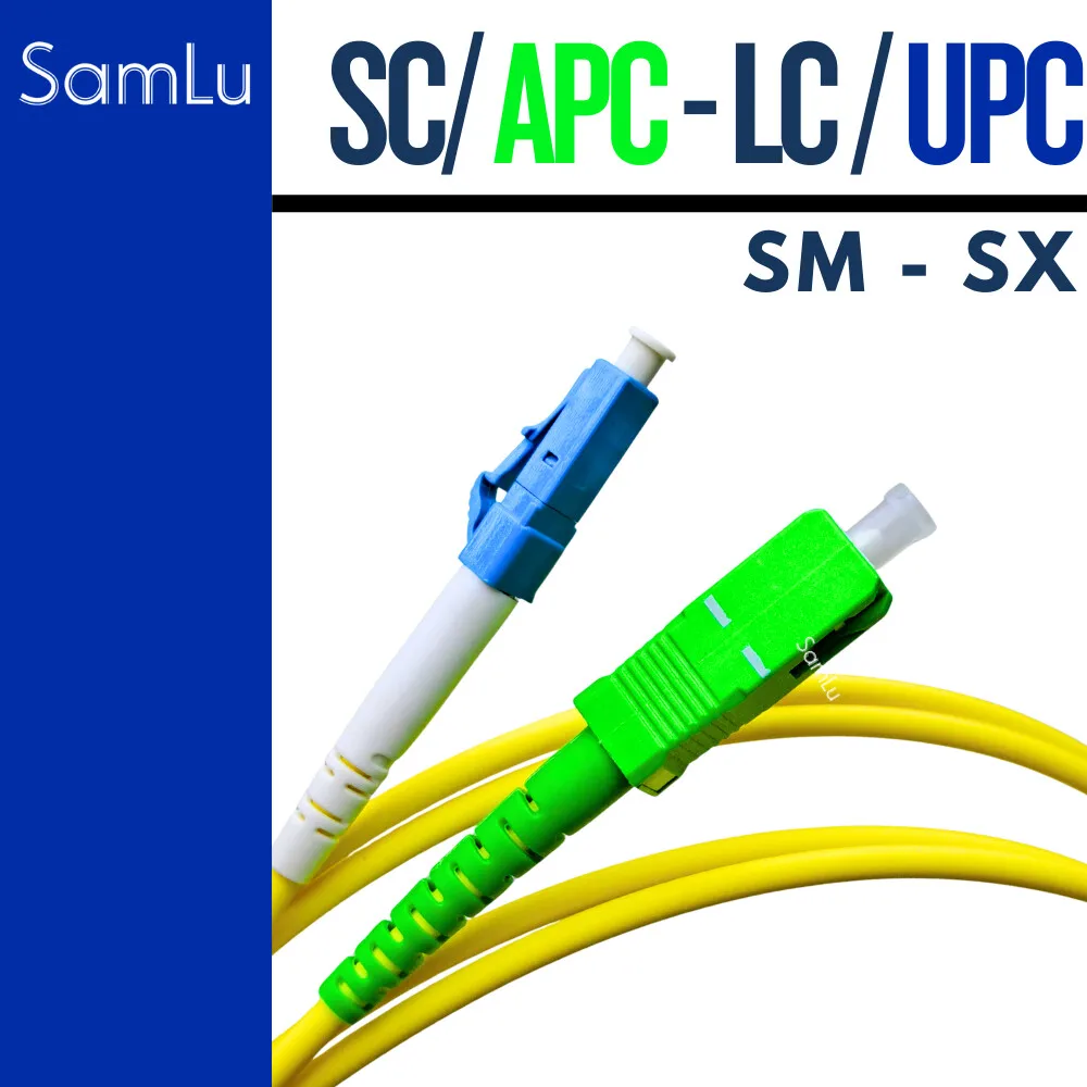 

10PCS Simplex SC APC-LC UPC Patch Cord Fiber Optic Jumper Cable High Quality Fiber Optic Jumper Cable FTTH fiber optic jumper