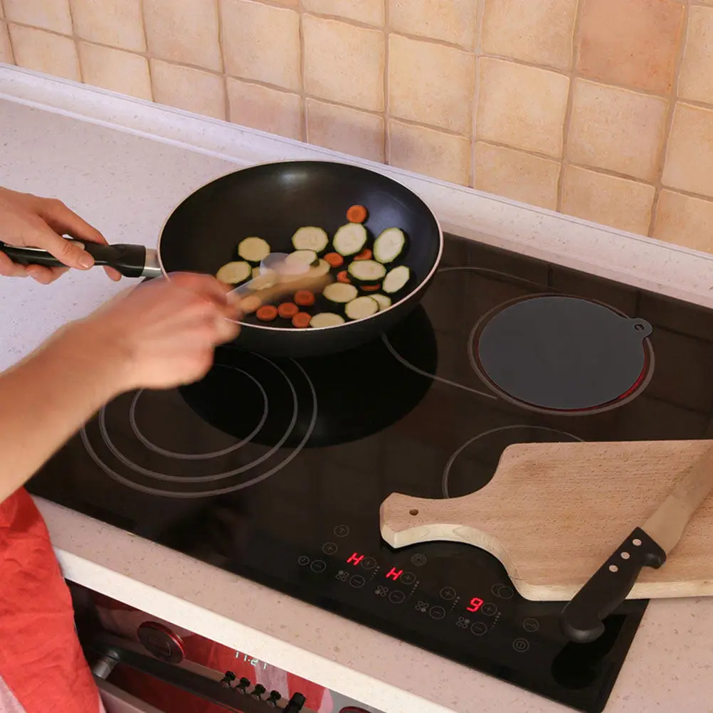 Induction Cooker Protective Silicone Mat Heat Insulated Countertop Non-Slip Oil-Proof Heat-Resistant Induction Cooktop Pad