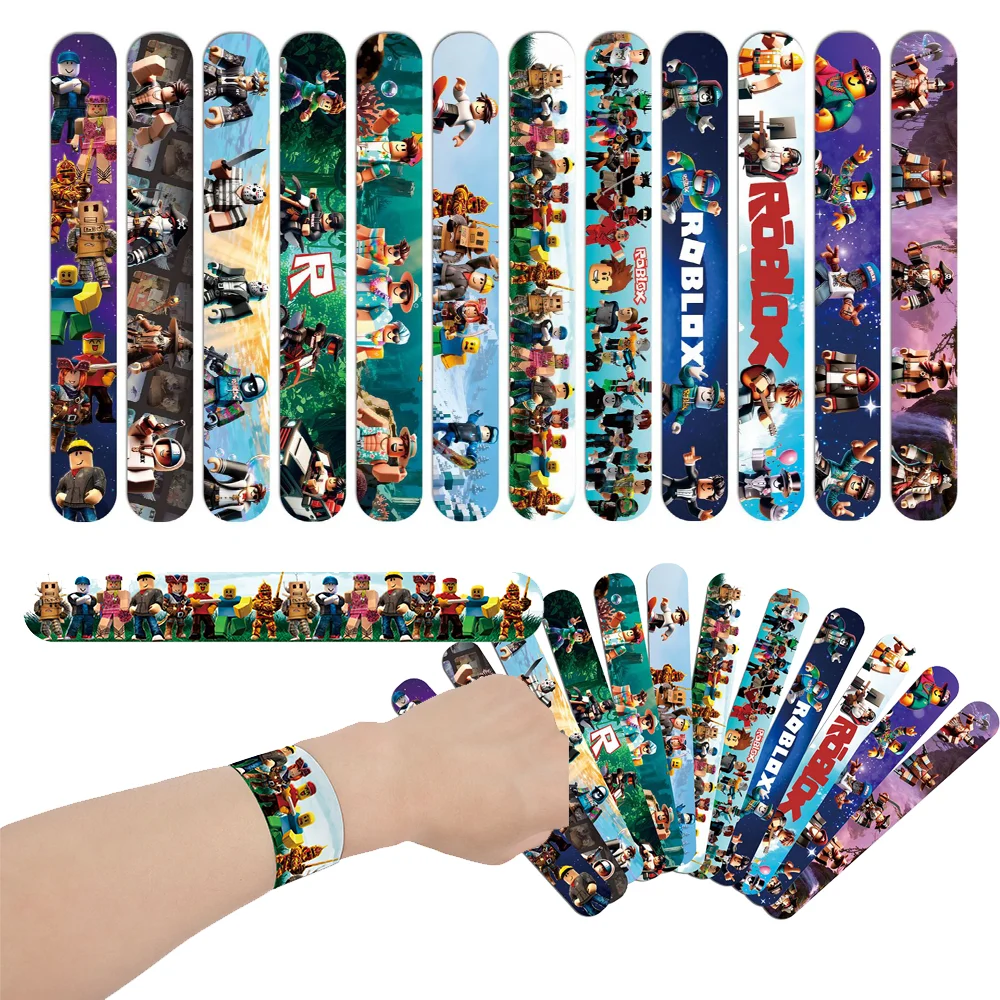 Браслеты-сюрпризы Roblox для вечеринок, подарки по мотивам игры Roblox, наполнители для подарочных пакетов, браслеты на запястье, украшения для детских праздников и дней рождения