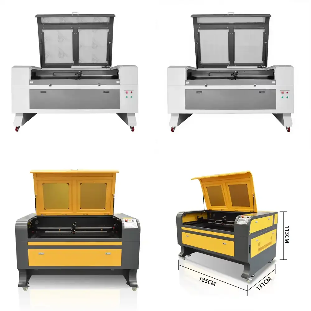 1390 6090 100W CO2 Engraving Cutting Machine for Ruida Controller Water Cooled CNC Cutter for Acrylic Leather