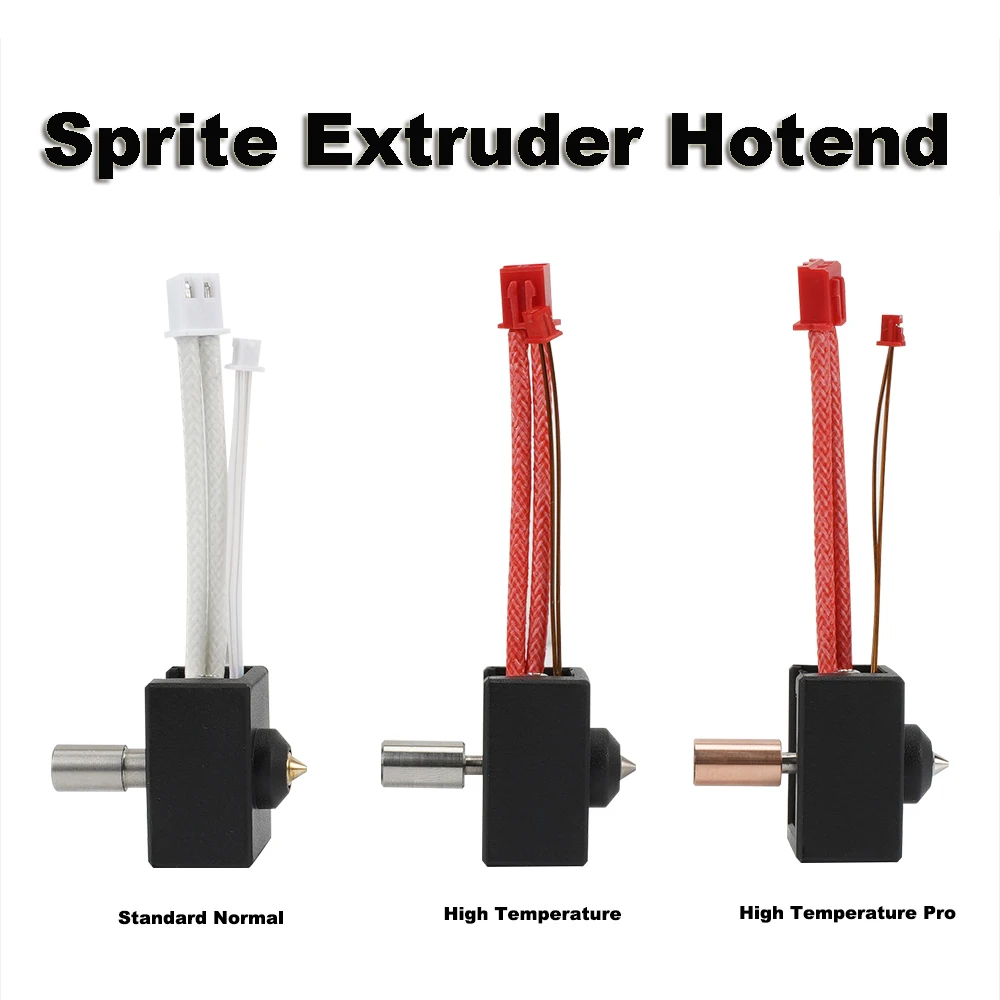 1set/2sets Sprite Extruder 24V 40W Print Head J-head Hotend Bi-Metal Heatbreak Throat For Ender 3 S1 CR10 Smart Pro 3D Printer