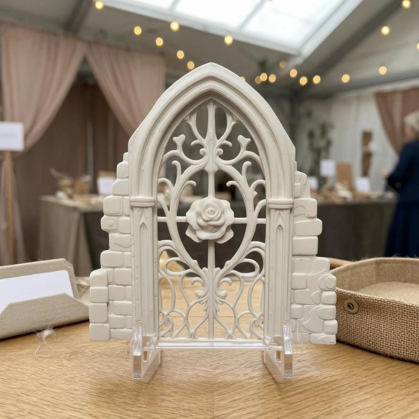 

Arched Window Frame Wall Decor Ornate Medieval Arched Window Openwork Pointed Arch