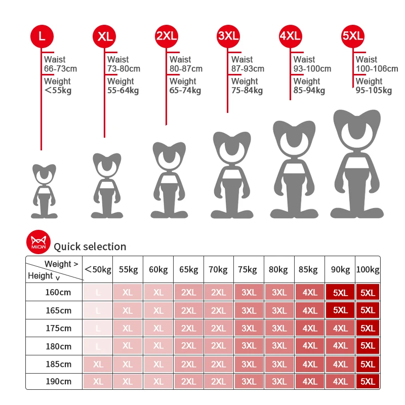 MiiOW 남성용 항균 심리스 사각팬티, 유기농 면 속옷, 사각 팬티, 남성 팬티 선물, 신상품, 3 피스