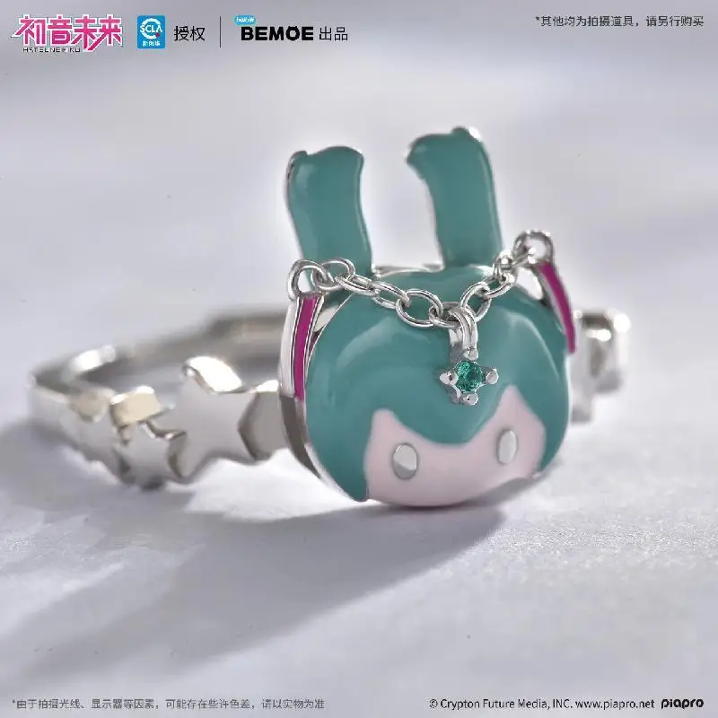 

bilibili bilibili 2024 new product Hatsune Miku 39 future promise ring rocking music earrings