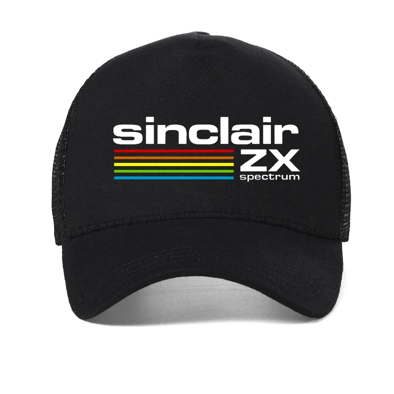 Sinclair Zx Spectrum قبعات للرجال الألعاب ألعاب للجنسين sinclair zx الطيف قبعة بيسبول الصيف كول شبكة قبعة سائق الشاحنة العظام #3