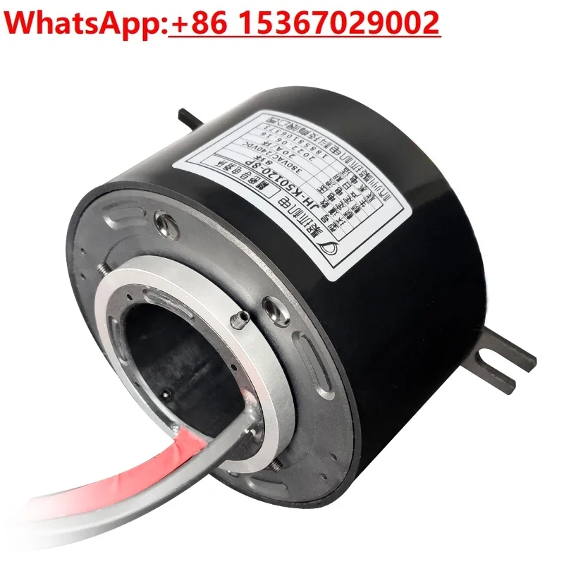 

Slip ring Precision conductive slip ring Aperture 50 Rotary joint Collector ring Multi-channel wire connector Brush collector