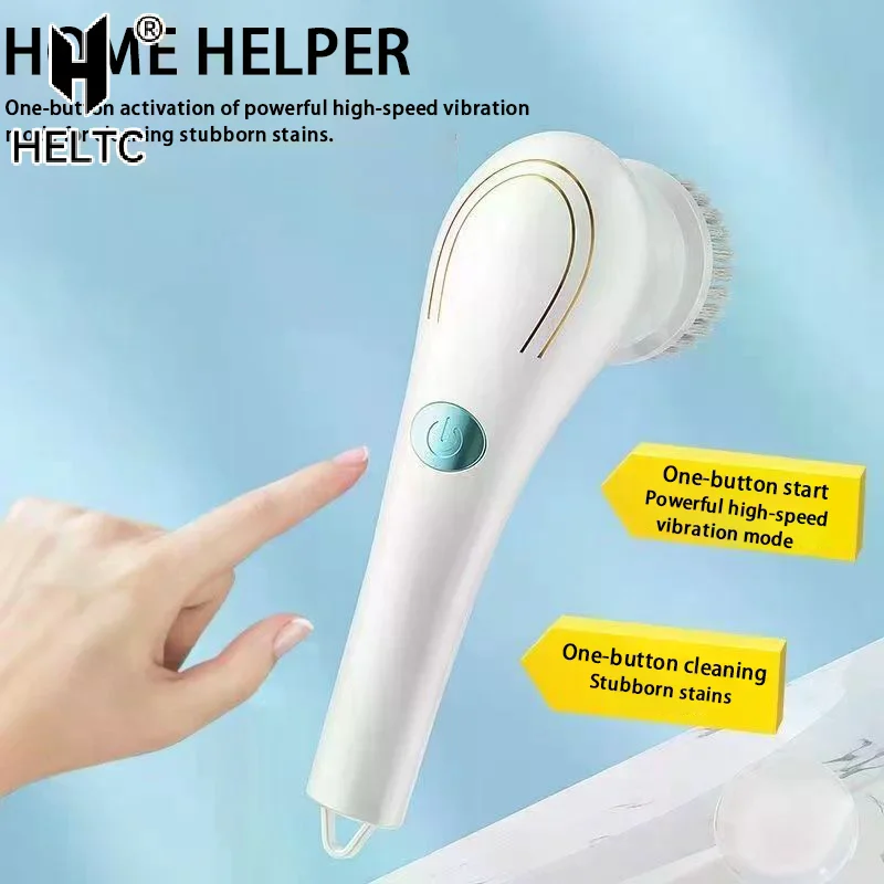 Multi Functional Handheld Wireless Electric Kitchen Dishwasher Brush Bathroom Electric Cleaning Tool