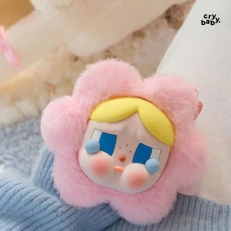 2024 Genuine Crybaby Crying Again Series Headphone Bag New Crybaby Cute Anime Figure Cry Duck Cry Bear Headphone Bag Xmas Gift