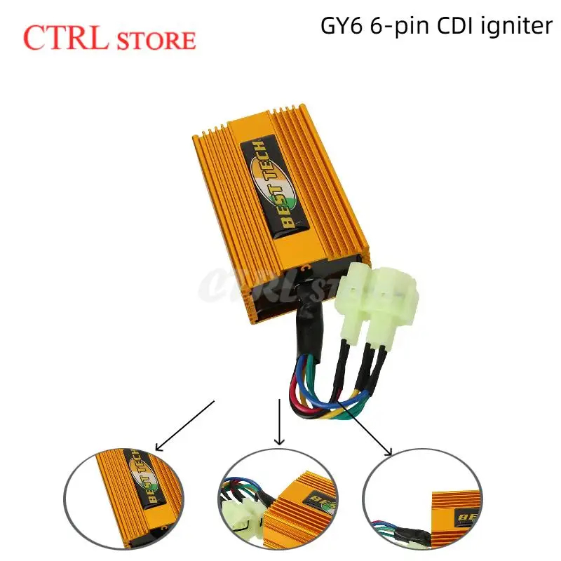 Brand-new Gold Racing No speed limit CDI AC/DC HP CDI for GY6 CG125 150 200 250cc dirt bike/pit bike ATV Quad Buggy