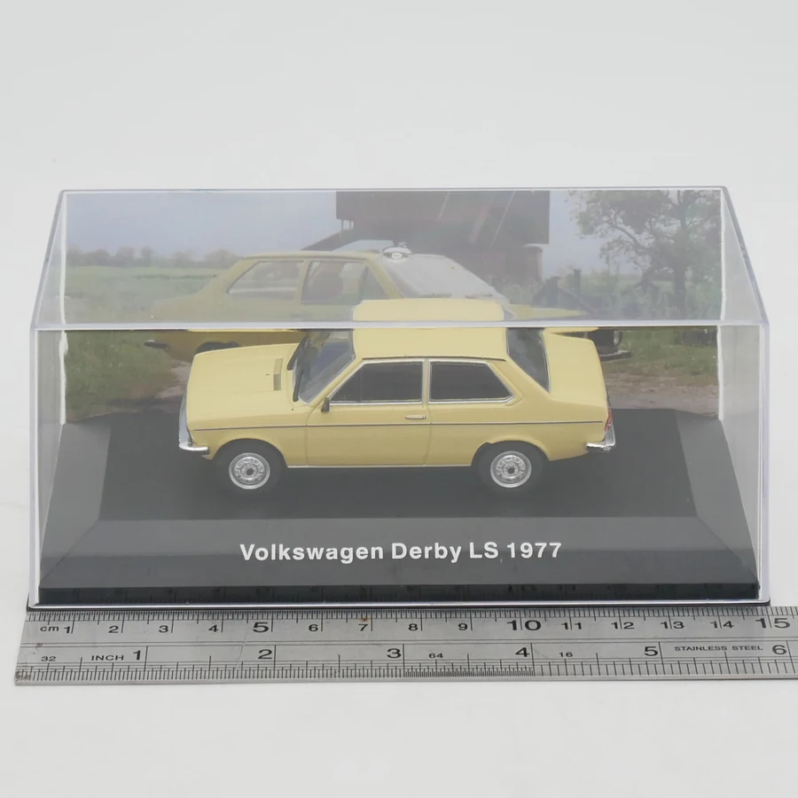 

Diecast Ixo 1:43 Scale VW Derby LS 1977 Alloy Car Model Collectible Toy Gift Souvenir Display Ornament