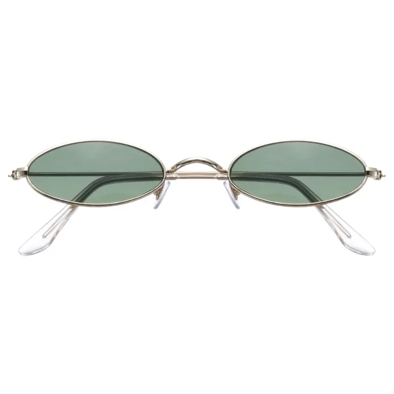 New Retro Small Oval Sunglasses Vintage Shades Sunglasses Women for Men Women Eyeglasses 90s Street Style Sun Glasses