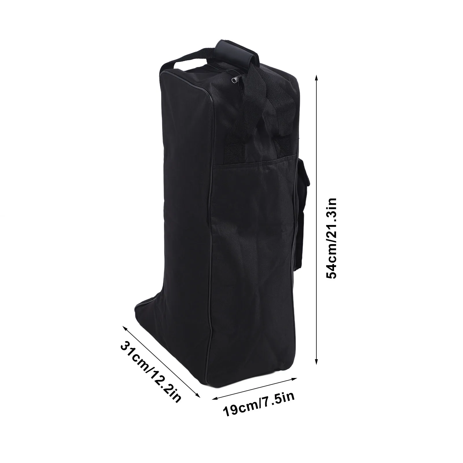 حقيبة التمهيد، حقائب السفر، قماش أكسفورد أسود مقاوم للغبار والجلد، تصميم مقبض مقاوم للماء للسفر