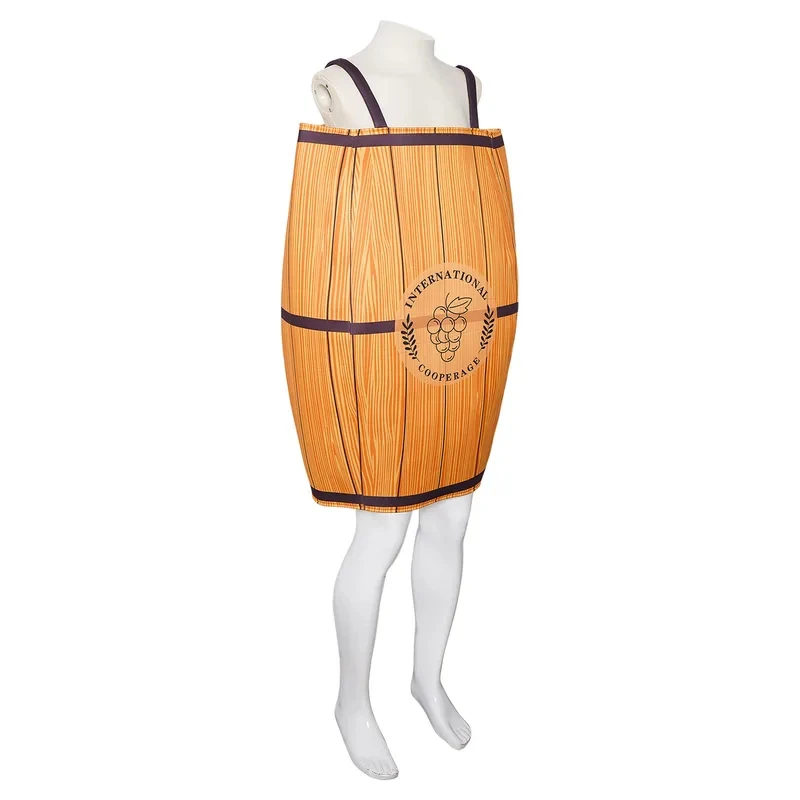 

Halloween beer cosplay costume 3D printing Brewing Barrel outfit funny carnival wear adult Oktoberfest party clothi FD1;6