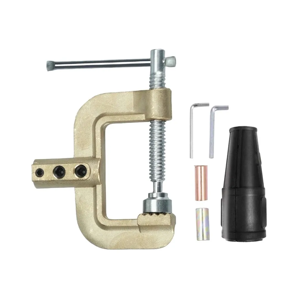 Secure Locking Mechanism Clamp Ground Clamp Screw Lock Clamp Brass Welding Ground Clamp Secure Locking Mechanism