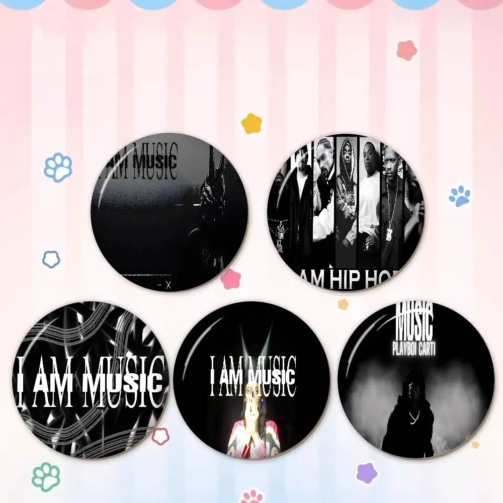 Hip Hop Playboi Carti I Am Music Game Soft Button Pin Bright Printed Icon Gift For Friends Badge Collar Brooch Lapel Pin Metal