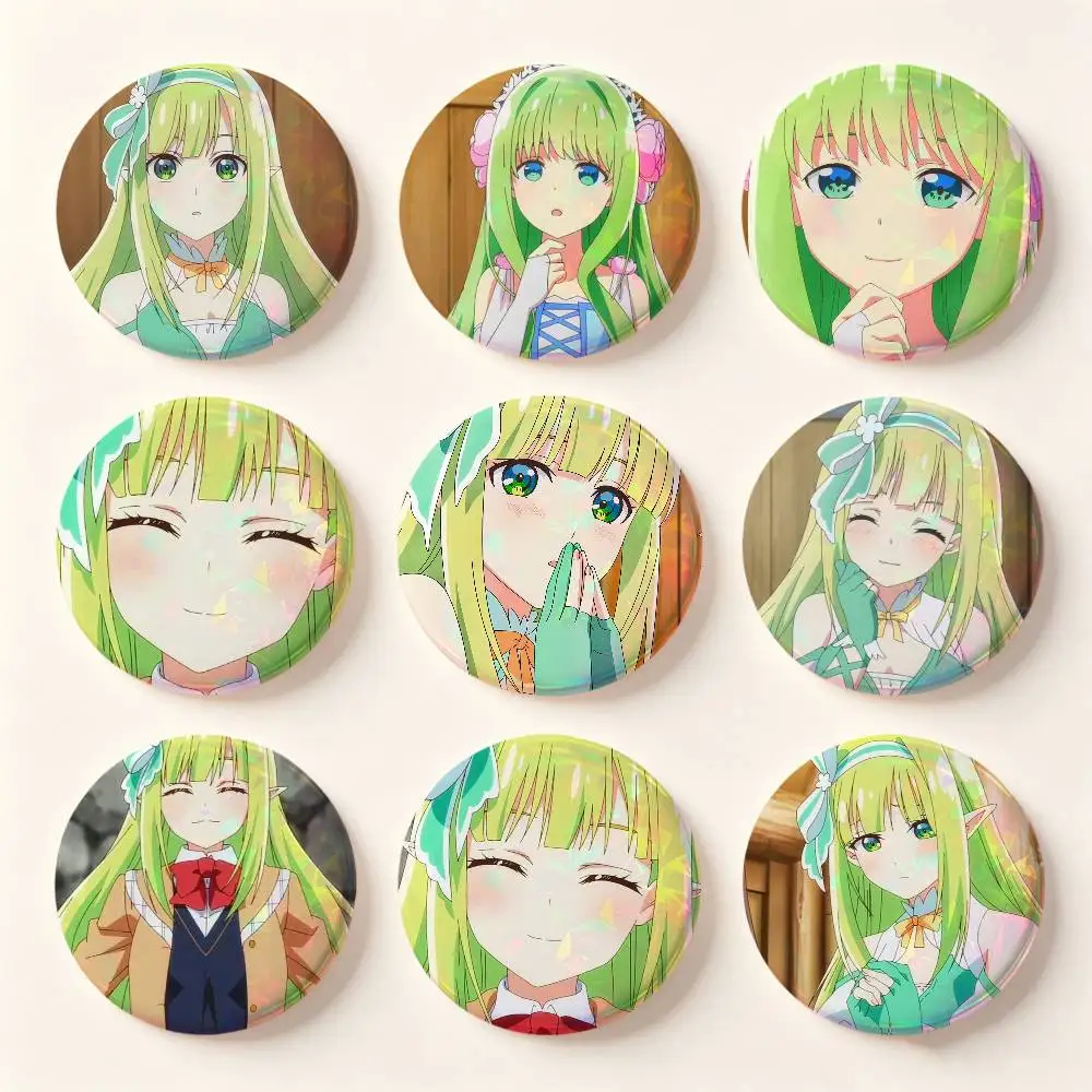 Orphia Seirei Gensouki Anime Badges Button Round Creative Pin Brooch Badge Bag Decor Accessories Fans Collect Friends Gifts