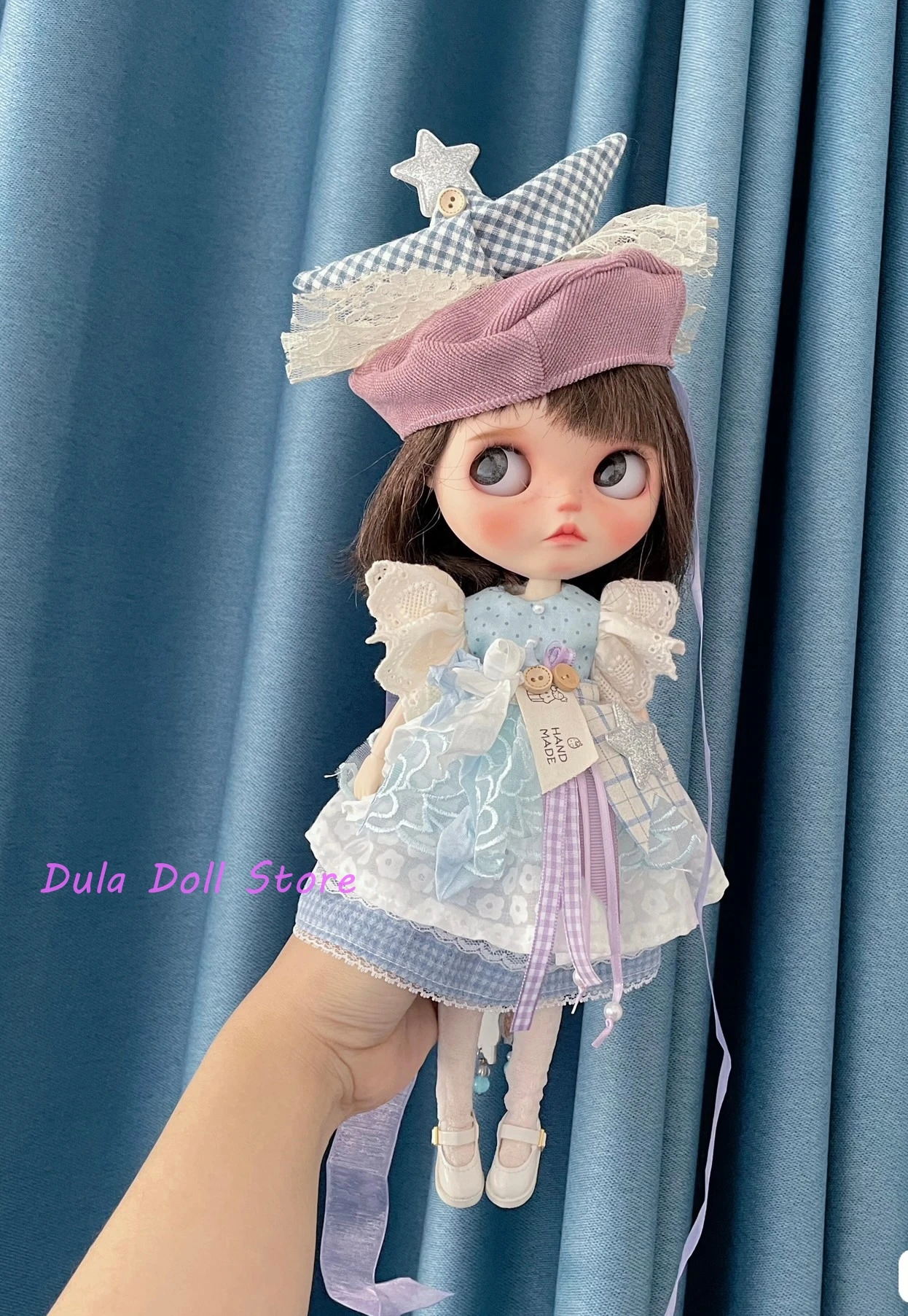 Dula Doll Clothes Dress Blue sea skirt Blythe ob24 ob22 Azone Licca ICY JerryB 1/6 Bjd Doll Accessories