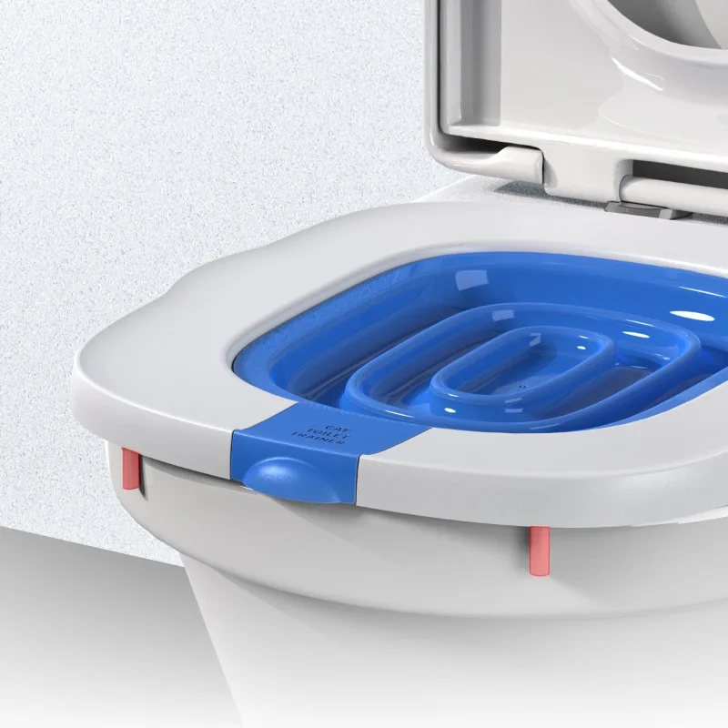 Newly Upgraded Fourth-generation Cat Toilet Trainer, Cat Toilet Guide, Cat Litter Tray Toilet Removable
