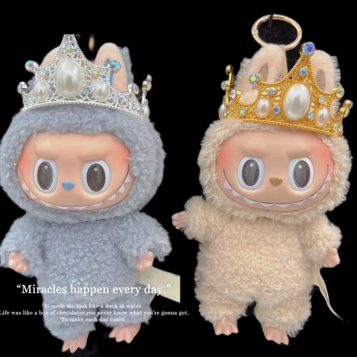 

Honor Crown 17cm 3.0 Labubu Accessories 15cm Cotton Doll Jewelry Headwear Retro