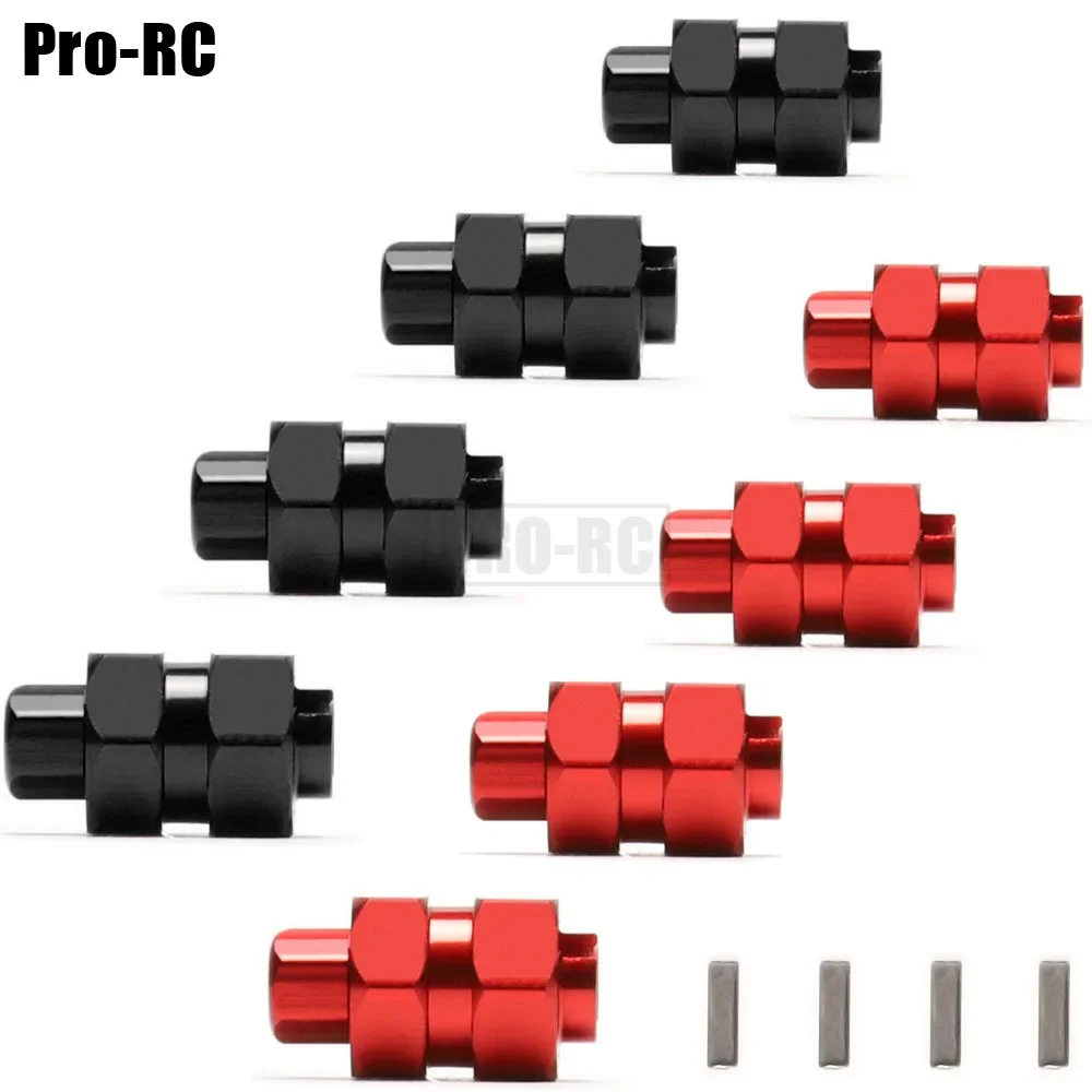 4Pcs Extended 7mm Modified Wheel Hex Hub & Pins 8.5MM Thickness for 1/24 RC Adults Crawler Axial SCX24 90081 C10 Upgrade